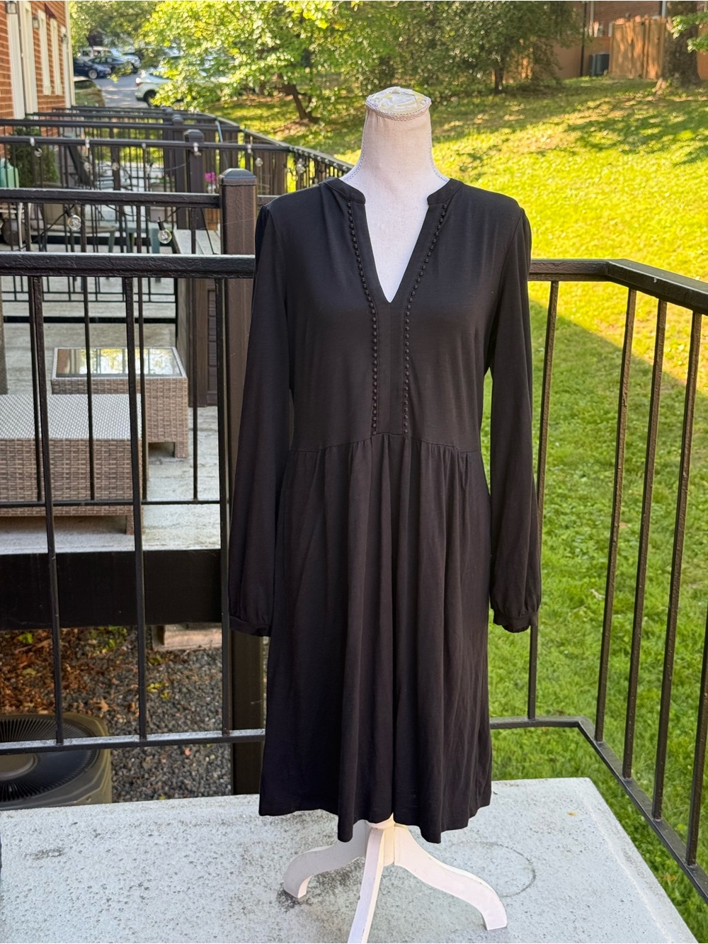 Boden Black Long Sleeve Dress Size 12